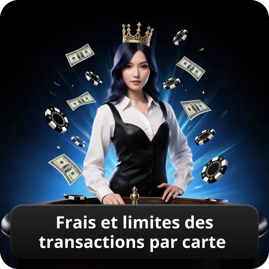 Frais et limites des transactions par carte