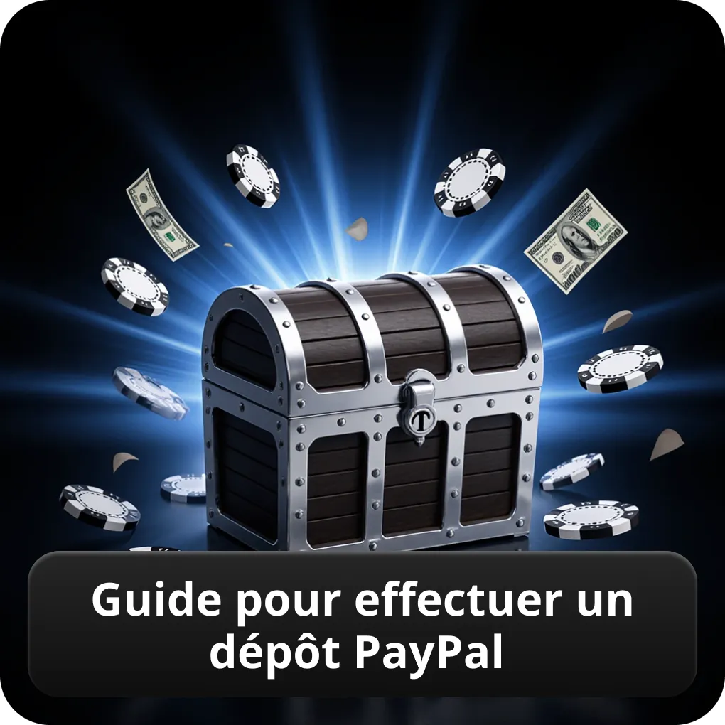 Guide pour effectuer un dépôt PayPal